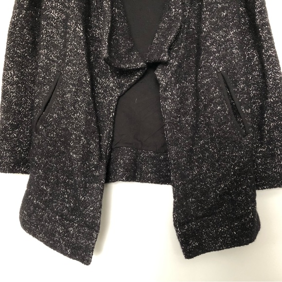 Theory drape cardigan sweater black gray size small - Picture 3 of 6